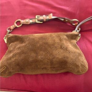 Brown Suede Women's Bag